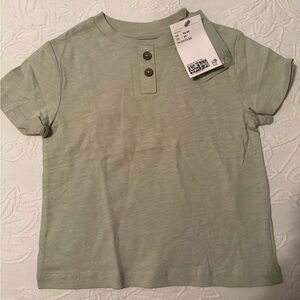 H&m 2T Kids Green T-Shirt nwt